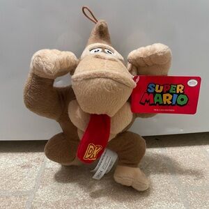 Donkey Kong 11” Plush Super Mario Good Stuff 2024 NWT Nintendo Toy